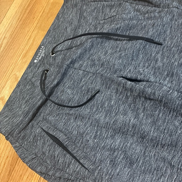 Athleta Joggers Women's Size XS Metro Street Jogger Heather Gray Pants Zip Ankle - Picture 2 of 6
